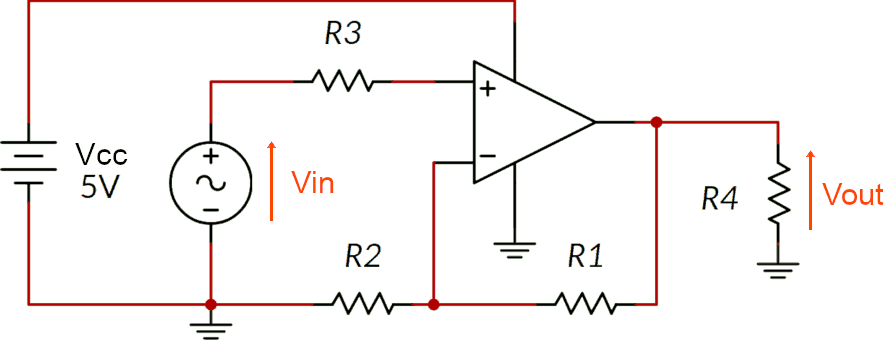 Amplificatore non invertente