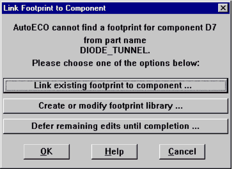 Scelta del footprint